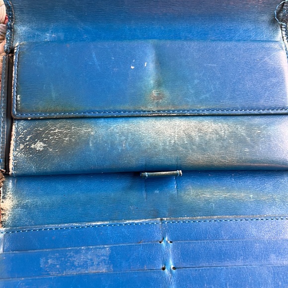 Louis Vuitton Blue Epi Long Wallet - Picture 6 of 11